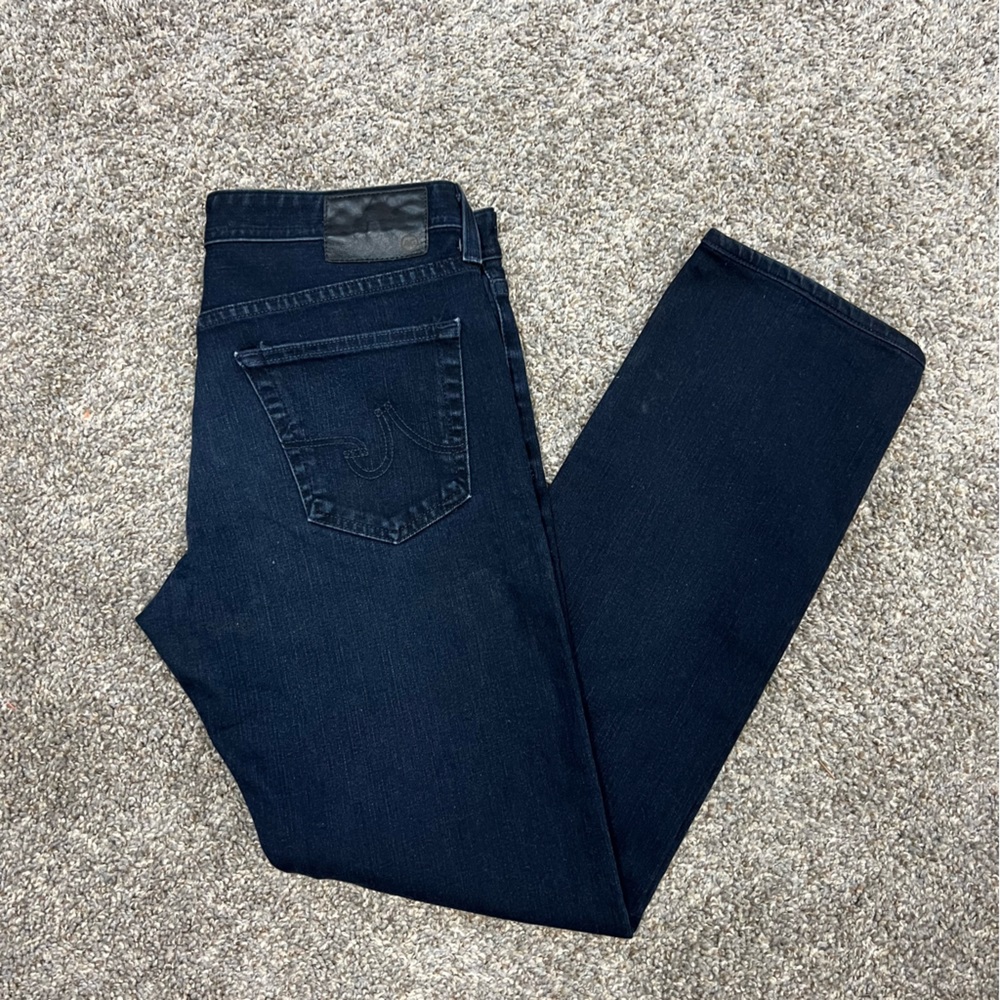 AG Adriano Goldschmied jeans mens 31x29 dark wash relaxed leg the graduate